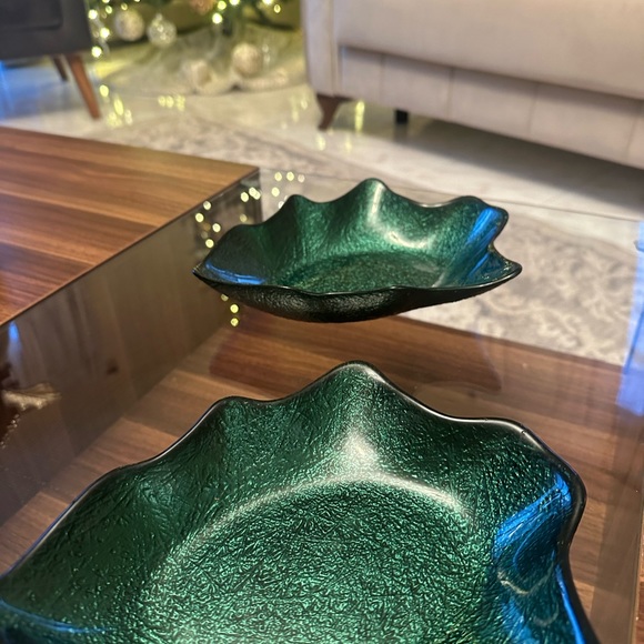 Stoneware Figural Tree Candy Dish Green Optional Christmas - Picture 6 of 6